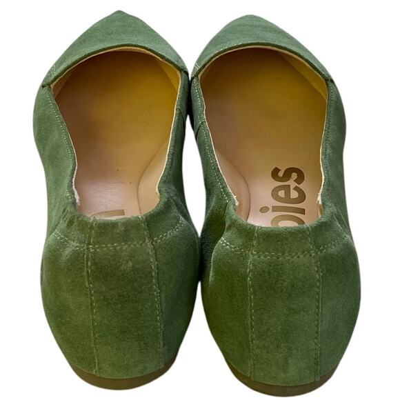 Hush Puppies "Hazel Pointe" Women's Flats, Soft Sage Suede, Size 7, #HPW10249 - Picture 2 of 9